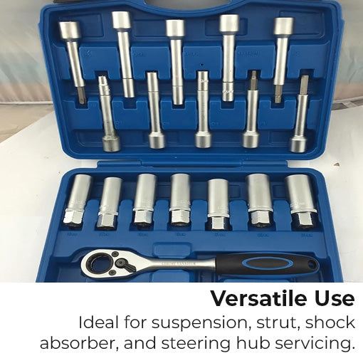 Steering Hub Suspension Shock Absorber Strut Nut Removal Tool Socket Set