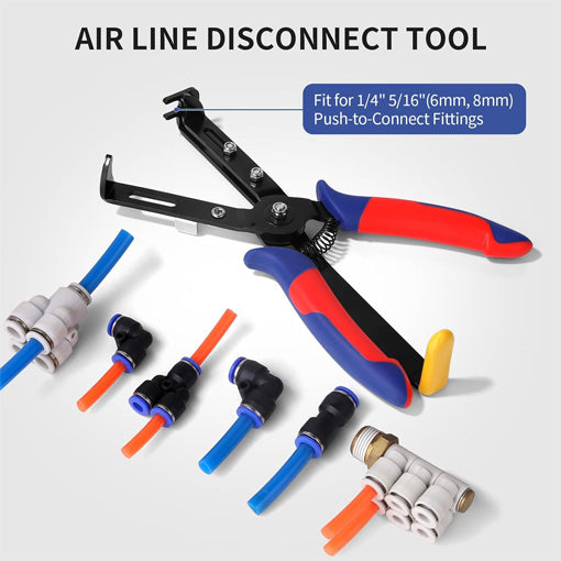 One-Push Air Line Disconnect Tool