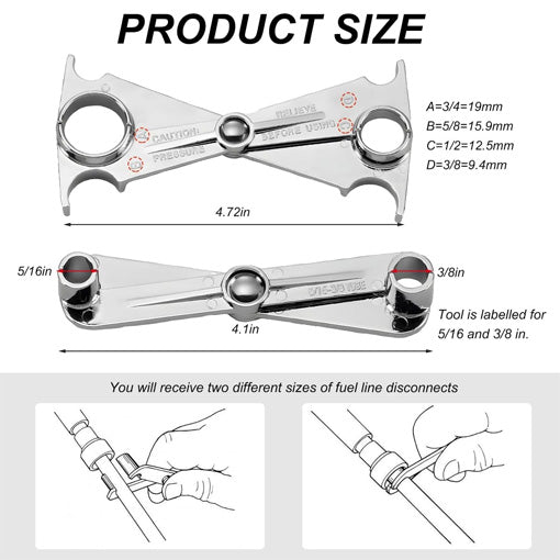 Quick Fuel Line Disconnect Tool