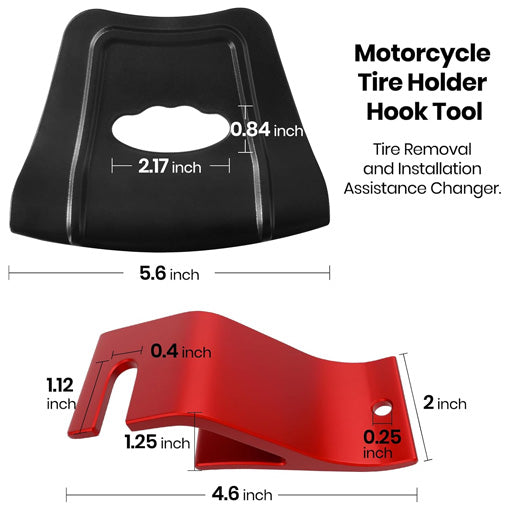 Motorcycle Tire Bead Installation Holder Hook Set