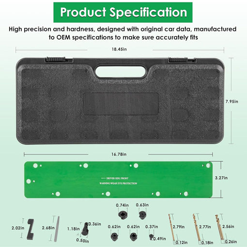 Exhaust Manifold Template Removal Tool Set