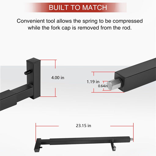 Heavy Duty Motorcycle Fork Spring Compressor Tool