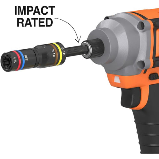 Heavy Duty Quad Socket Impact Flip Socket Set