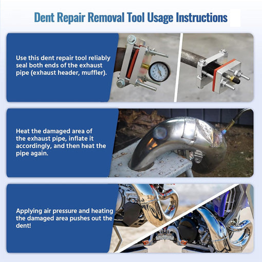 2-Stroke Exhaust Pipe Dent Repair Kit