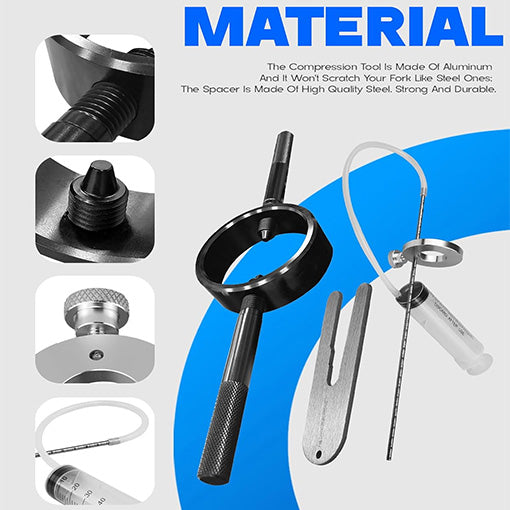 Universal Motorcycle Fork Spring Compressor Tool Set