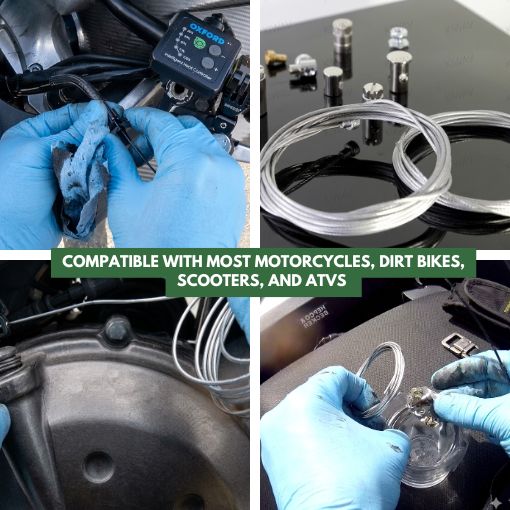 Universal Motorcycle Emergency Throttle Cable Repair Kit