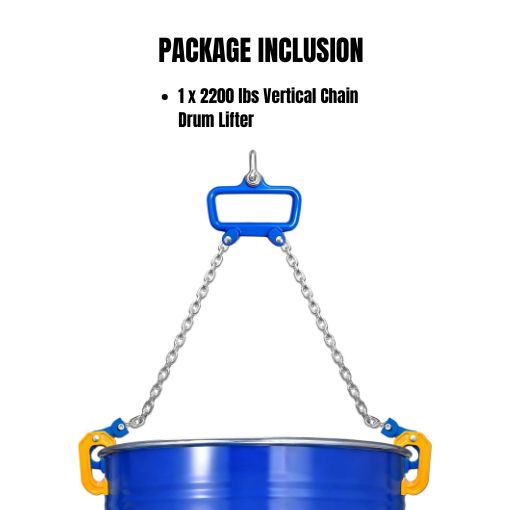 2200 lbs Vertical Chain Drum Lifter