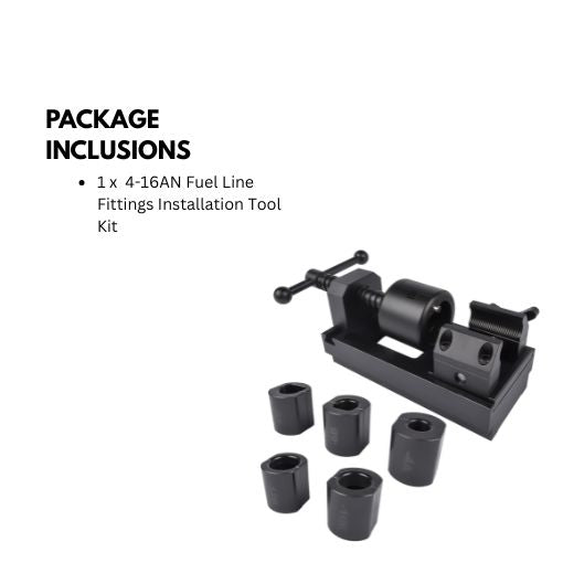 4-16AN Fuel Line Fittings Installation Tool Kit
