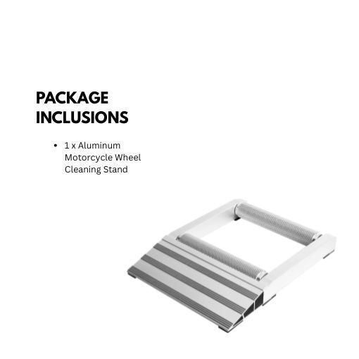 Aluminum Motorcycle Wheel Cleaning Stand
