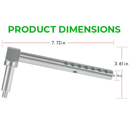 Front and Rear Mower Deck Gage Wheel Arm