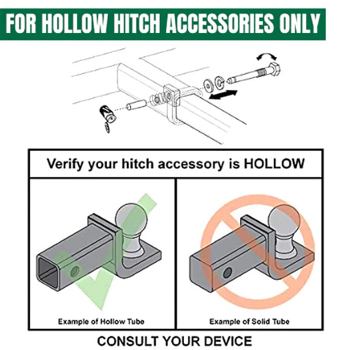 Locking Silent Hitch Pin