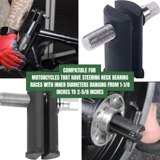 Motorcycle Steering Neck Bearing Race Puller