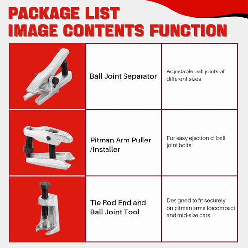 Universal Ball Joint Separator Set