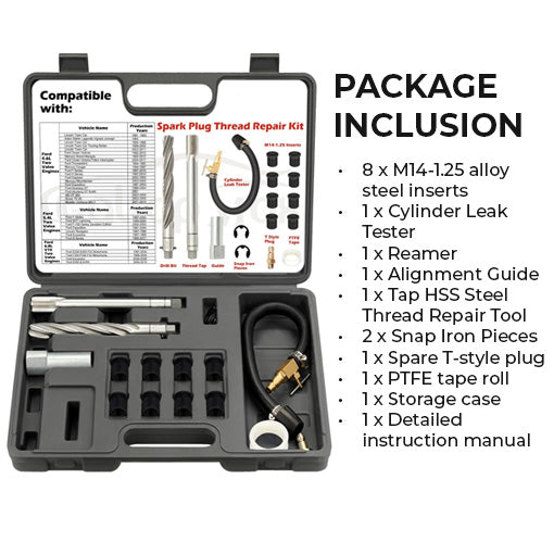 Ford Triton Dual Valve Spark Plug Thread Repair Kit