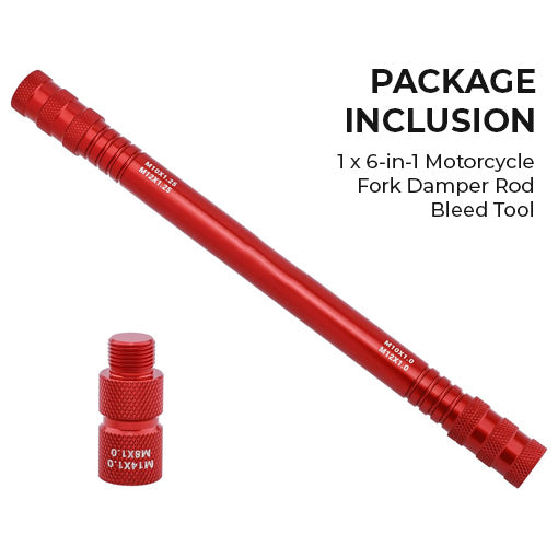 6-in-1 Motorcycle Fork Damper Rod Bleed Tool
