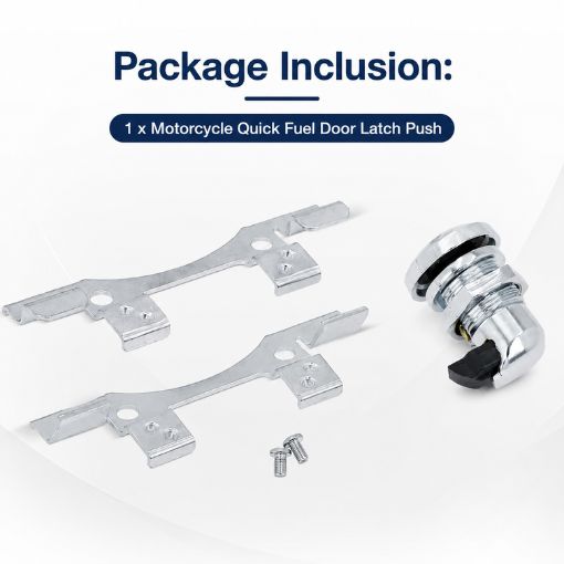 Motorcycle Quick Fuel Door Latch Push
