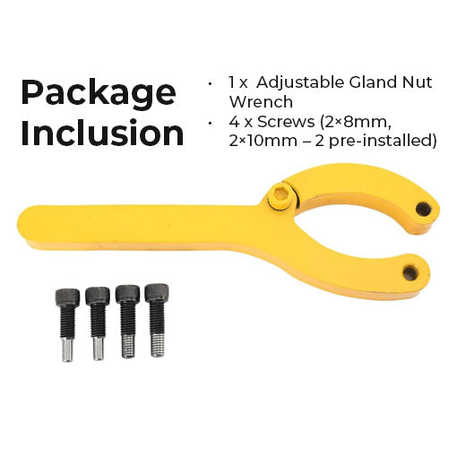 Adjustable Hydraulic Cylinder Gland Nut Wrench