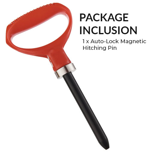 Auto-Lock Magnetic Hitching Pin