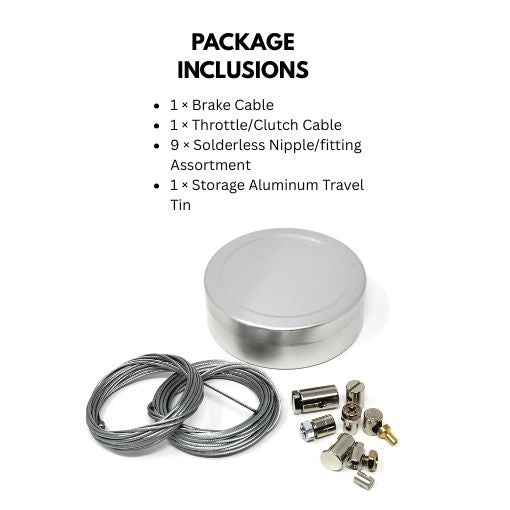 Universal Motorcycle Emergency Throttle Cable Repair Kit