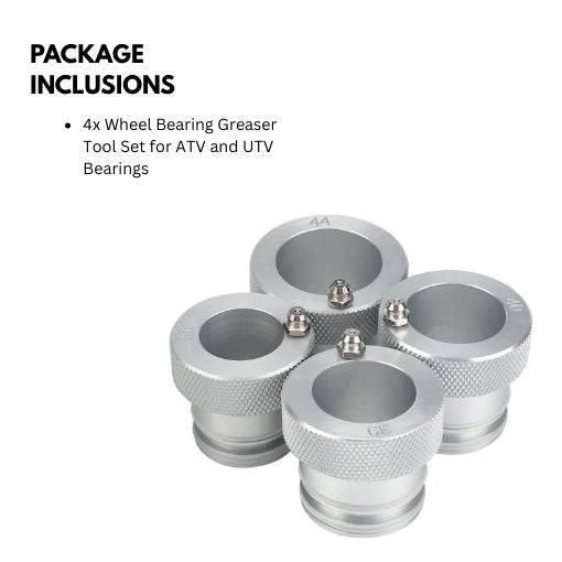 Wheel Bearing Greaser Tool Set for ATV and UTV Bearings