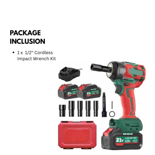1/2" Cordless Impact Wrench Kit