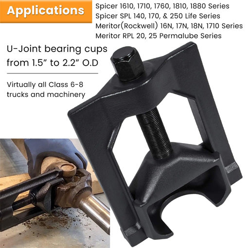 Heavy Duty U Joint Press and Removal Tool (For Class 6-8 Trucks)