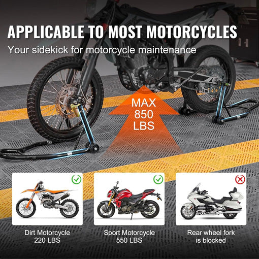 Motorcycle Front and Rear Combo Stand Lift