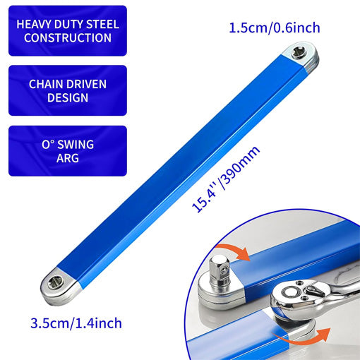 Zero-Degree Offset Extension Wrench Set