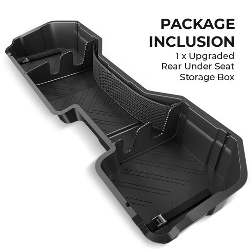 Upgraded Rear Under Seat Storage Box