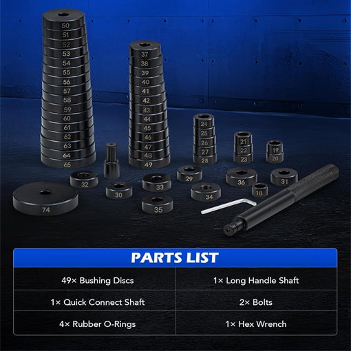 52-in-1 Custom Bushing Driver Kit