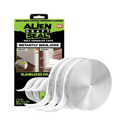 Anti-Draft Adhesive and Flexible Flap to Seal Gaps