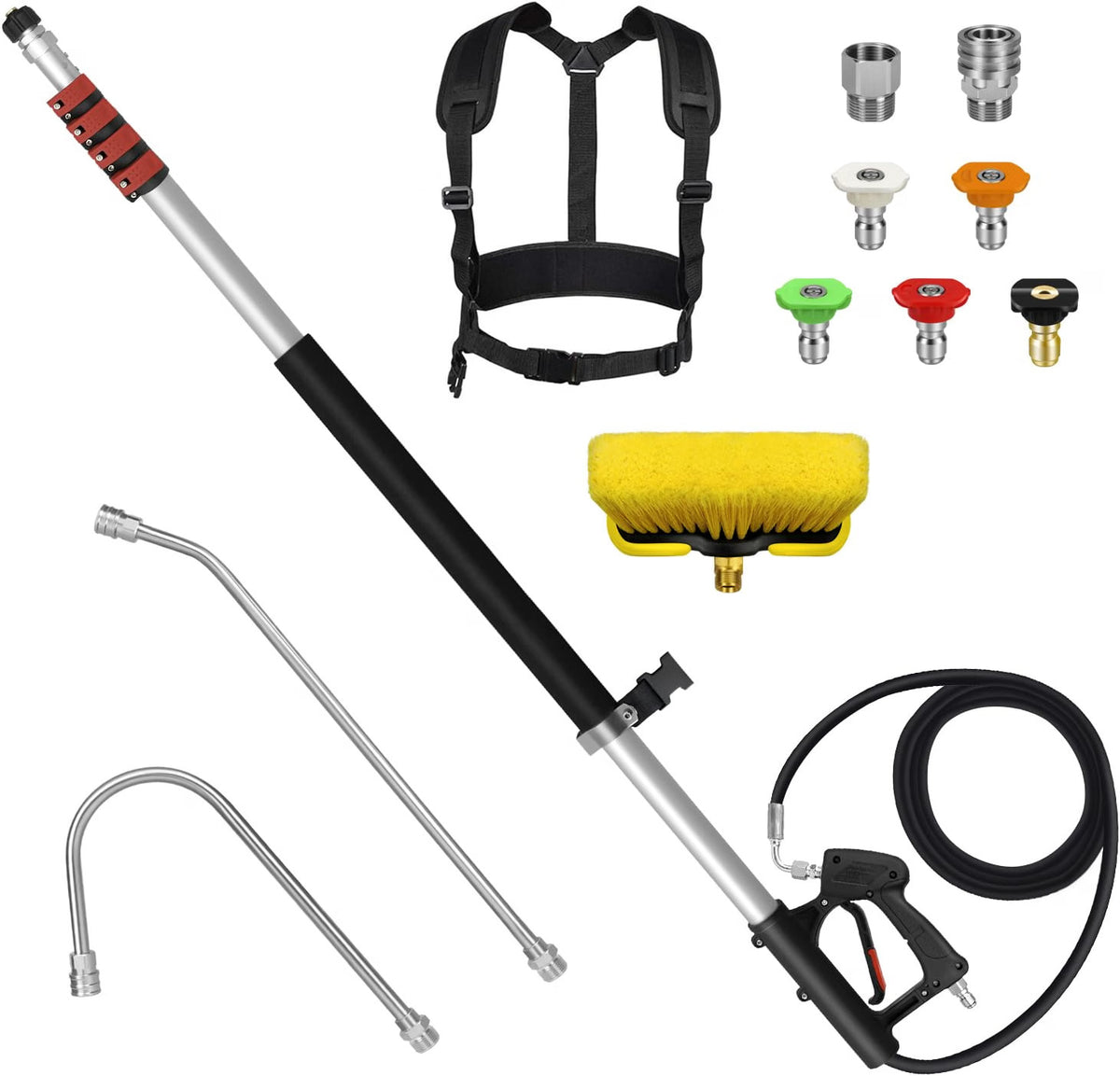 24FT Pressure Washer Telescoping Wand Kit