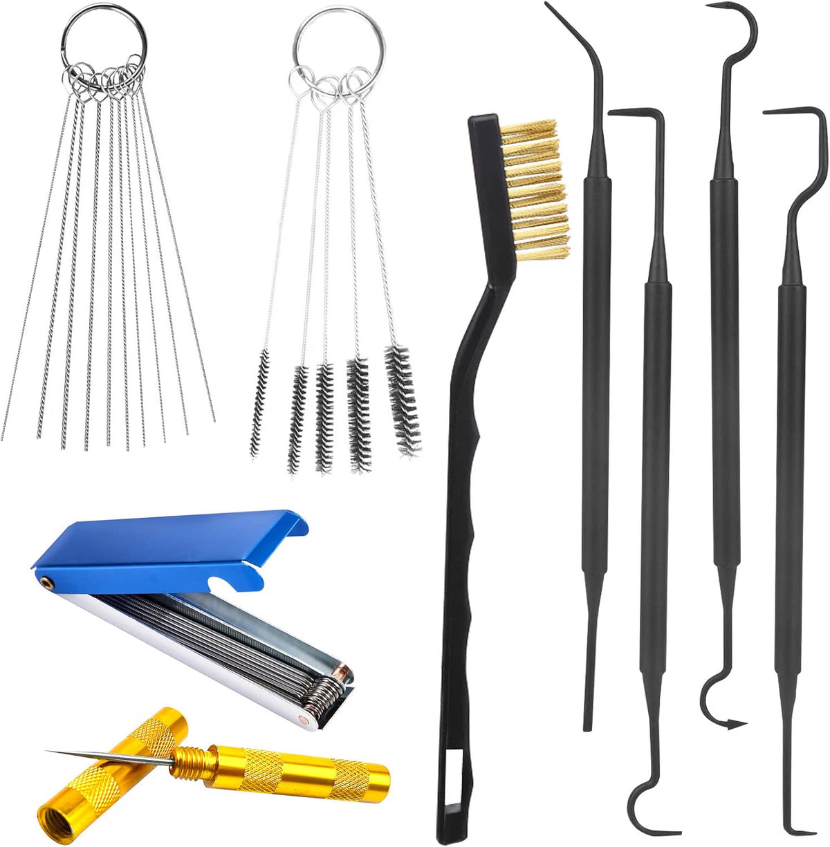 9-Piece Universal Carburetor Cleaning Tool Kit