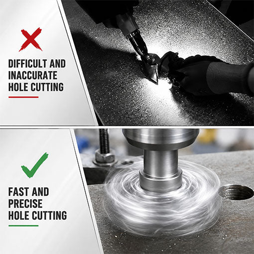 12-Piece Carbide Hole Saw Kit 5/8" - 2-1/8"