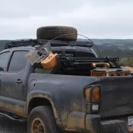 Universal Spare Tire Carrier for Roof Racks