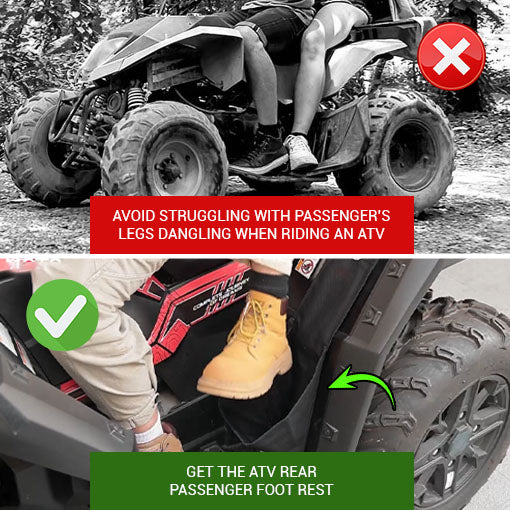 ATV Rear Passenger Foot Rest