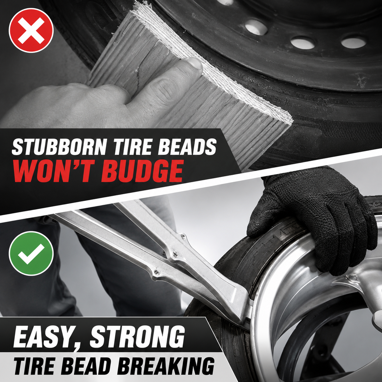Heavy Duty Forged Steel Tire Bead Breaker Set