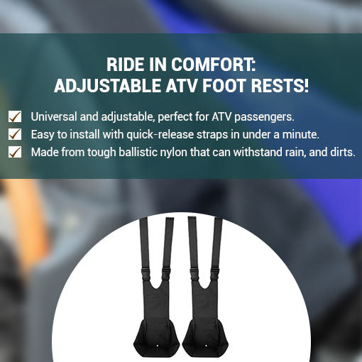 ATV Rear Passenger Foot Rest