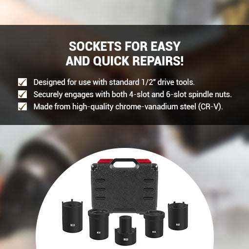 Spindle Nut Socket Tool Kit