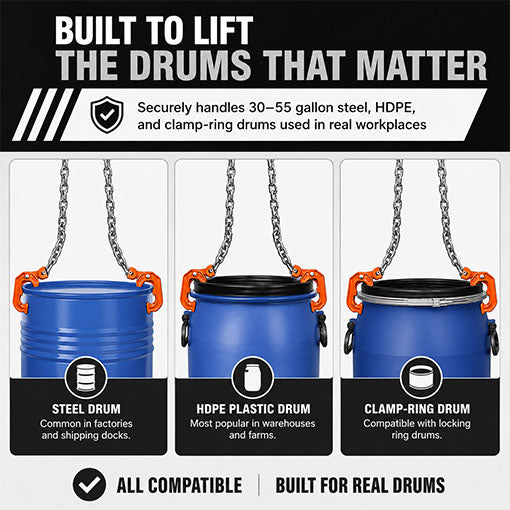 1-Ton Chain Drum Lifting Tool