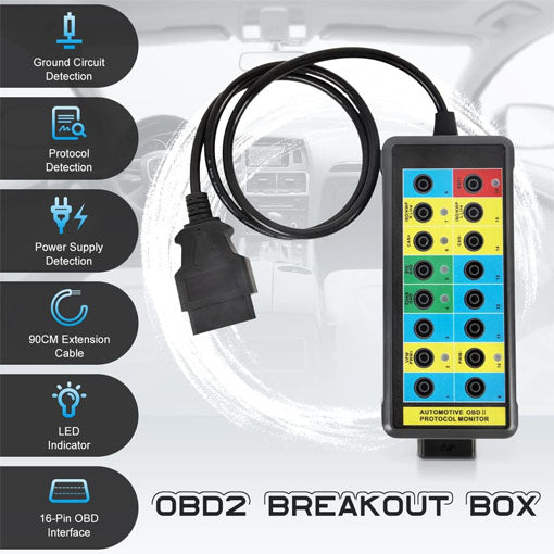 Two Box Detector OBD2 Breakout Box Detector ~ garagetoolmaster.com