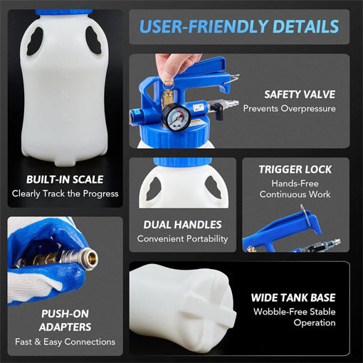 Pneumatic Transmission Fluid Extractor and Dispenser Pump