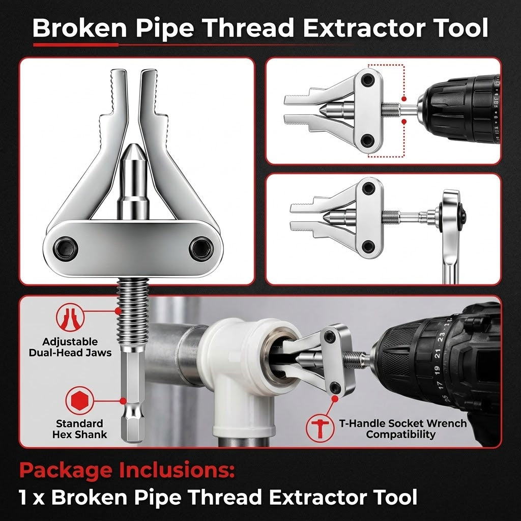Broken Pipe Thread Extractor Tool