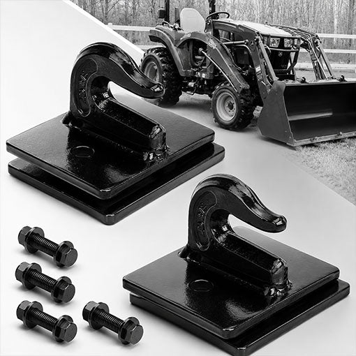 Heavy Duty 3/8" Tractor Bucket Grab Hooks
