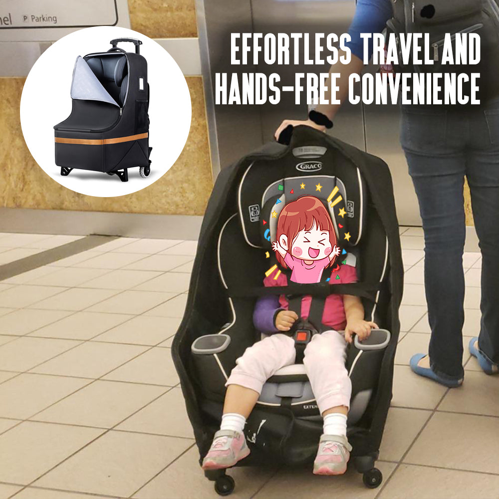 Car Seat Travel Bag with Wheels