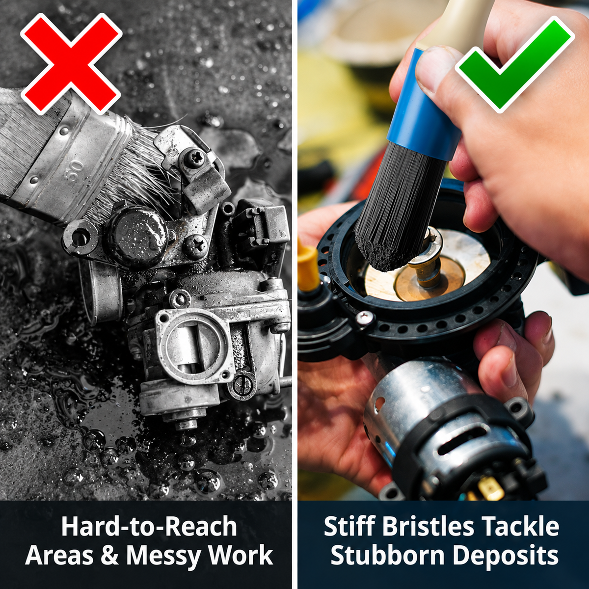 2-Pack Flow-Thru Parts Washer Brush