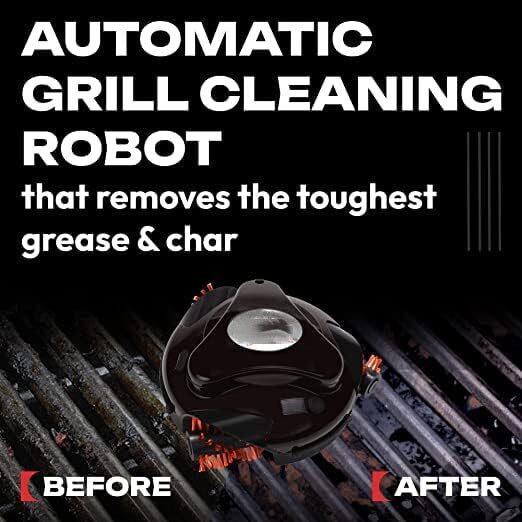 Automatic Grill Cleaning Robot with Nylon Brushes