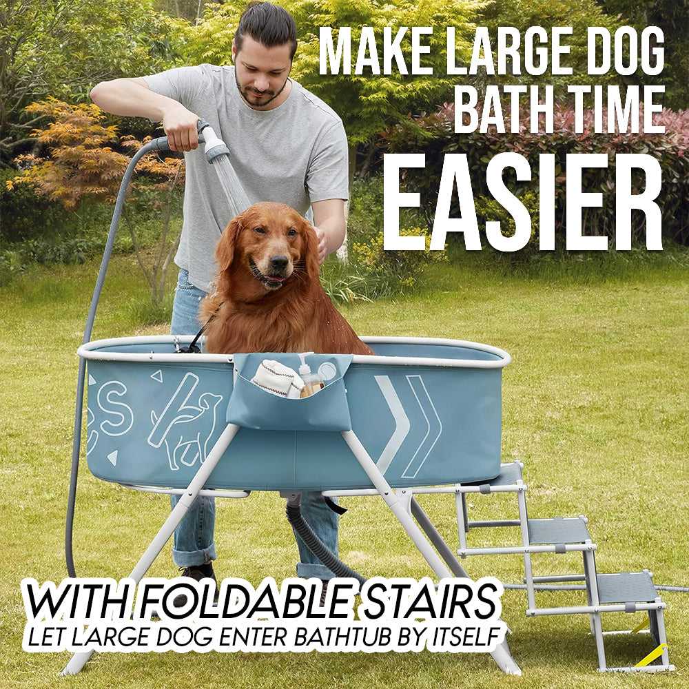 Portable Large Dog Bath & Wash Station