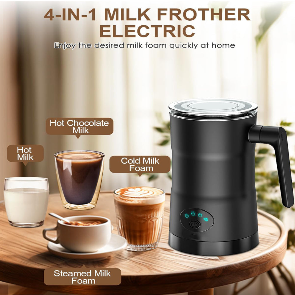 4 in 1 Milk Frother Electric and Steamer